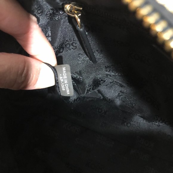 Michael Kors Sandrine Small Black Leather Satchel Crossbody Handbag - Picture 12 of 12